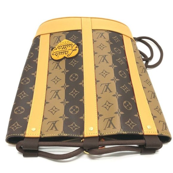 Authentic LOUIS VUITTON M45968 Monogram Randonnee Messenger stripe NIGO Shoulder - Picture 13 of 15